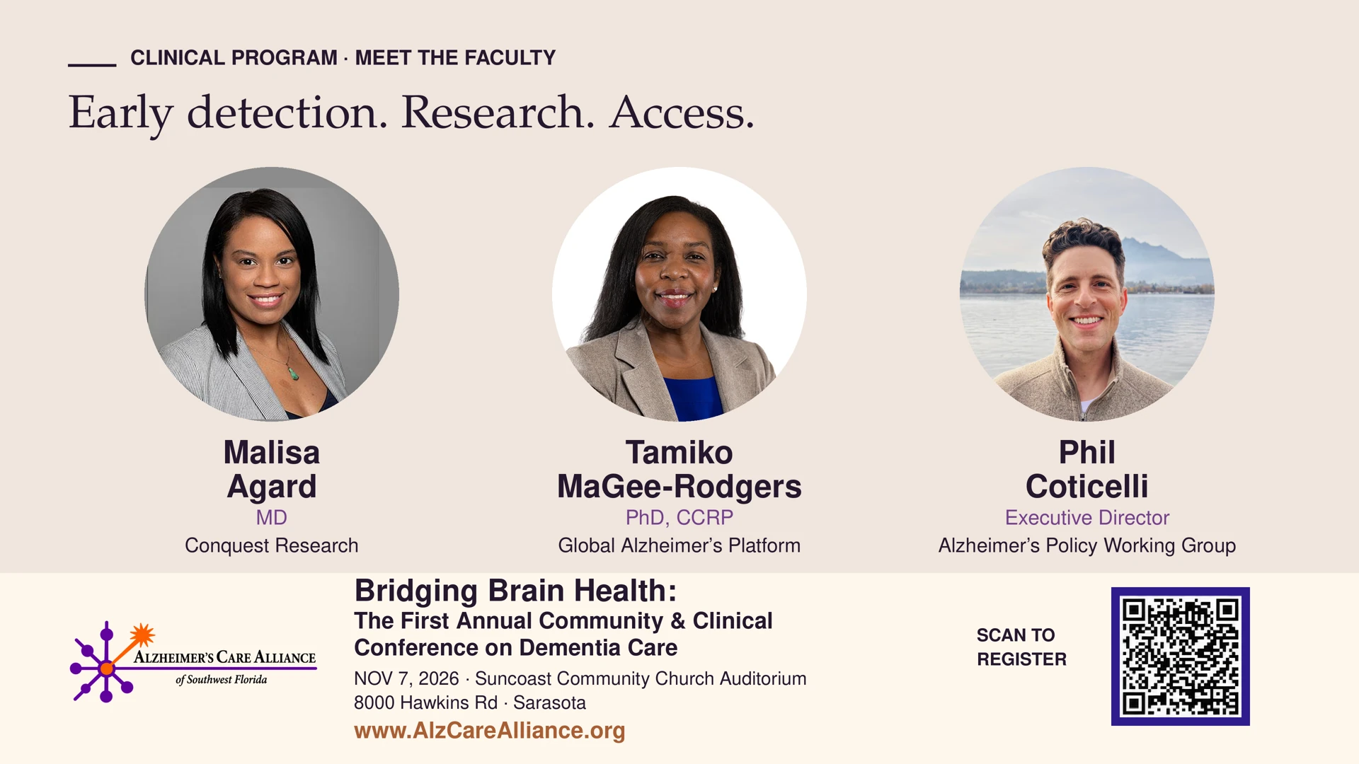 Early detection, research and access